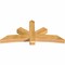Ekena Millwork Alberta Rough Sawn Timber Gable Bracket, Western Red Cedar, 72"W x 33"H x 6"D x 6"F, 11/12 Pitch GBW072X33X0606ALB00RWR - alternate 3